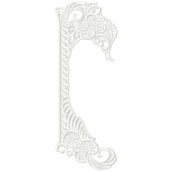 3D Specialty Lace And Swan Embroidery Design 10
